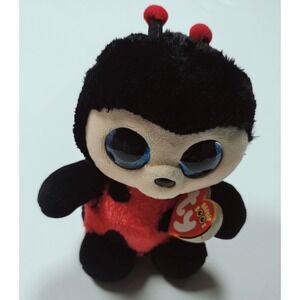 Ty Beanie Boos Izzy Ladybug Plush Stuffed Animal Toy